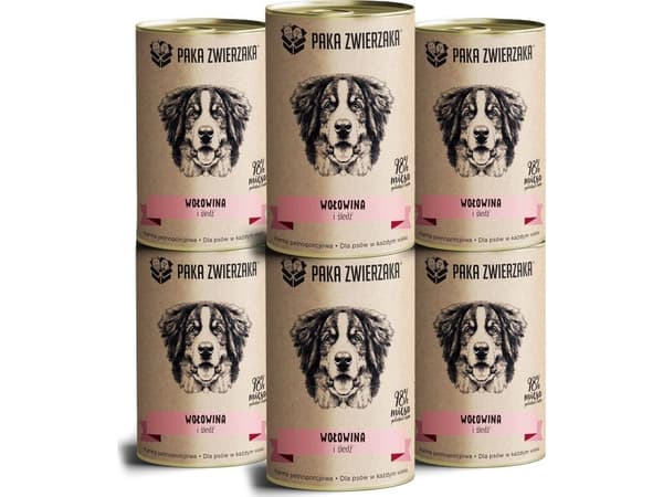 Paka Zwierzaka Märkäruoka - Naudanlihaa ja silakkaa 400g