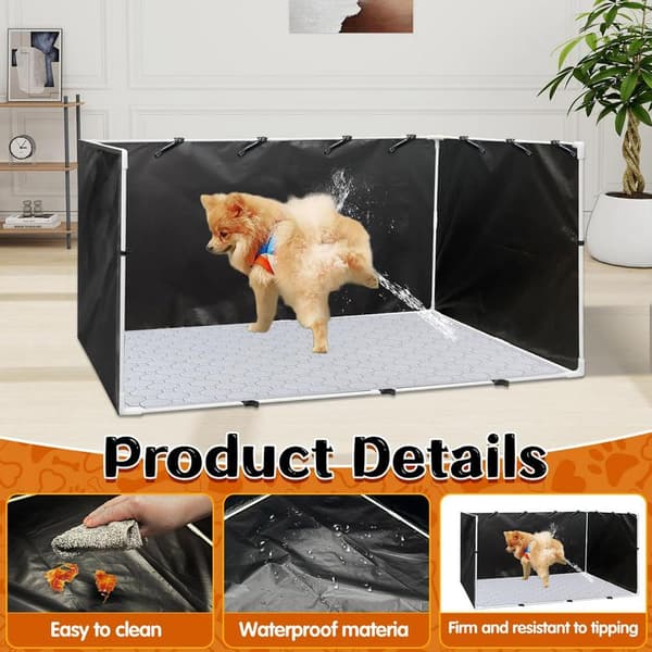 Puppy Tissepudeholder, Høje Vægge, Nem Rengøring, Justerbart Design