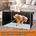 Miniatyrbillede 4 af 4: Puppy Tissepudeholder, Høje Vægge, Nem Rengøring, Justerbart Design