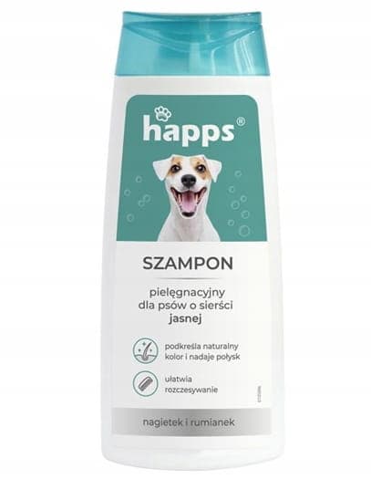 Happs Care -shampoo vaaleille koirille 200 ml kosteuttava