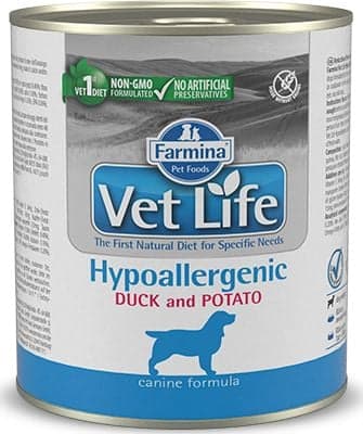 Farmina Pet Food Vet Life Hypoallergenic, Voksen, Alle hunderaser, And, Potet, 300 g