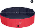 Miniatyrbillede 2 af 5: Lollanda Foldable Pet Pool – skridsikker og transportabel PVC-pool, robust og holdbar til hunde, katte og børn
