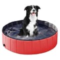 Miniatyrbillede 1 af 5: Lollanda Foldable Pet Pool – skridsikker og transportabel PVC-pool, robust og holdbar til hunde, katte og børn