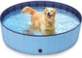 Miniatyrbillede 1 af 5: Lollanda Foldable Pet Pool – skridsikker og transportabel PVC-pool, robust og holdbar til hunde, katte og børn