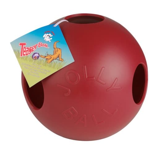Jolly Teaser Ball 25 cm Rød - Garanteret succes & BIDERESISTENT !!