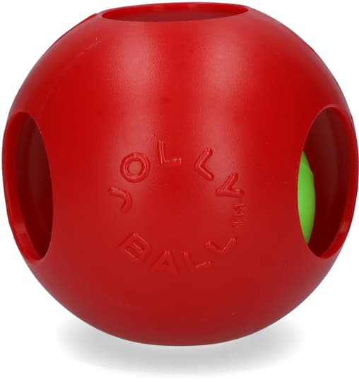 Jolly Teaser Ball 25 cm Rød - Garanteret succes & BIDERESISTENT !!