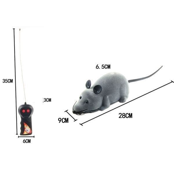 Fjärrkontroll Dummy-mus för katt eller spratt - Märke - Modell - Vit - Fjärrstyrd - 28 x 9 x 6,5 cm