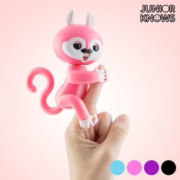Squirrel figurine - Sensor - Microphone - Speaker - Movement - Sound - Blue