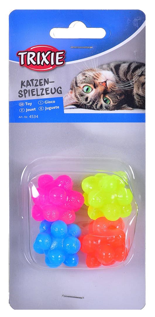TRIXIE Set bubbelbollar 3,5cm 4 st