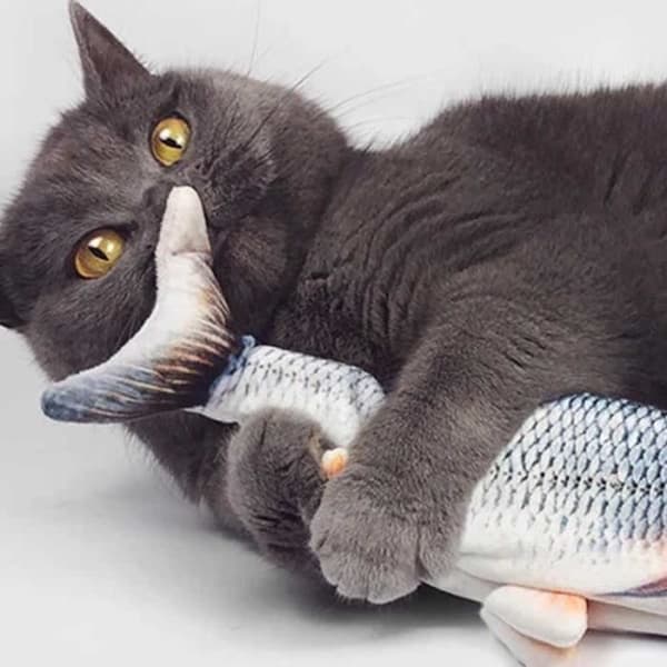 SHOP-STORY - FLIPPITYFISH: Ny interaktiv och dansande fiskleksak för katter