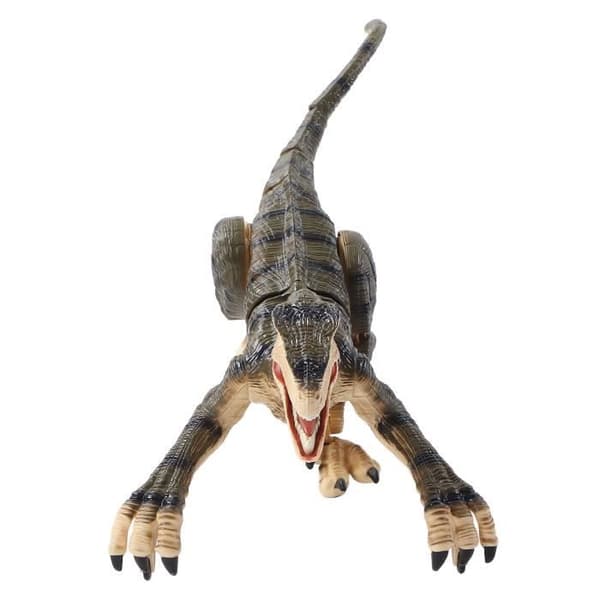 Dilwe Barnfjärrkontroll Dinosaur Fjärrkontroll Stor Dinosaur 2.4G Simulering Uppladdningsbar trådlös RC Velociraptor