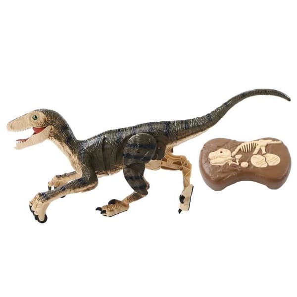 Garosa Large Remote Control Dinosaur Remote Control Big Dinosaur 2.4G Simulering Uppladdningsbar trådlös RC Velociraptor med