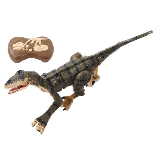 Fjärrstyrd dinosaurie - Cuque - Velociraptor - 18,1 tum - Uppladdningsbar - Barnsäker ABS