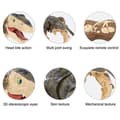 Miniatyrbild 2 av 4: Fjärrstyrd dinosaurie - Cuque - Velociraptor - 18,1 tum - Uppladdningsbar - Barnsäker ABS