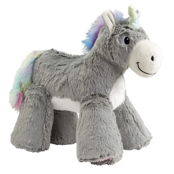 House Of Paws Big Paws Unicorn Plush Dog Toy Grey One Size