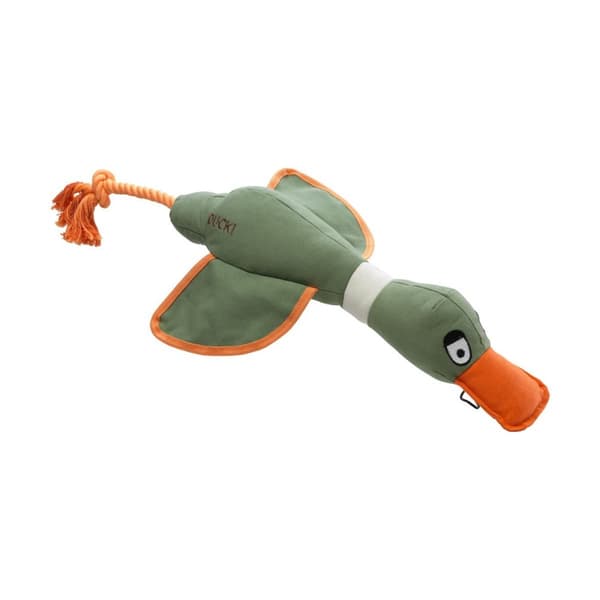 House Of Paws Duck Canvas Hundleksak med rep