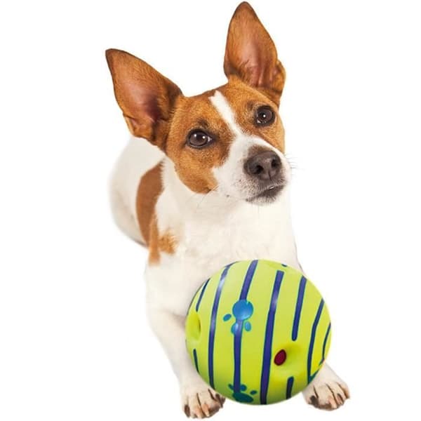 Wobble Wag Giggle Toy Chew Ball Hund Cat Pet Toy
