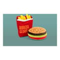 Miniatyrbild 10 av 11: Hundleksak Gloria Hamburdog 14 x 6 cm Hamburgare