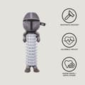 Miniatyrbild 4 av 8: Hundleksak The Mandalorian   Grå (9 x 28 x 9 cm)