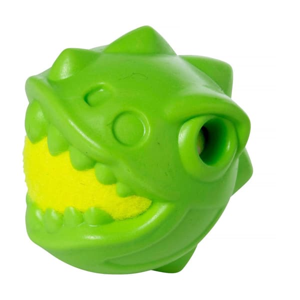House Of Paws Dinosaur Dog Ball Set Green One Size