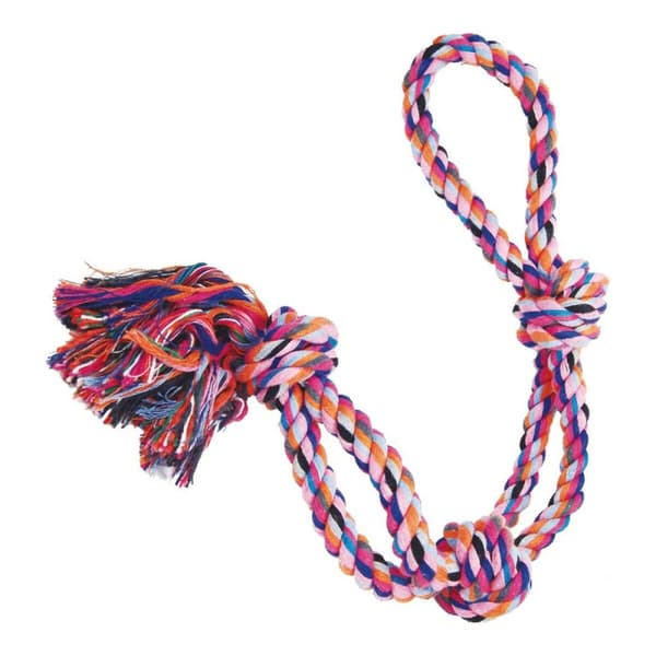 Koiran purulelu Gloria Monivärinen Solmu Puuvilla (64 cm)