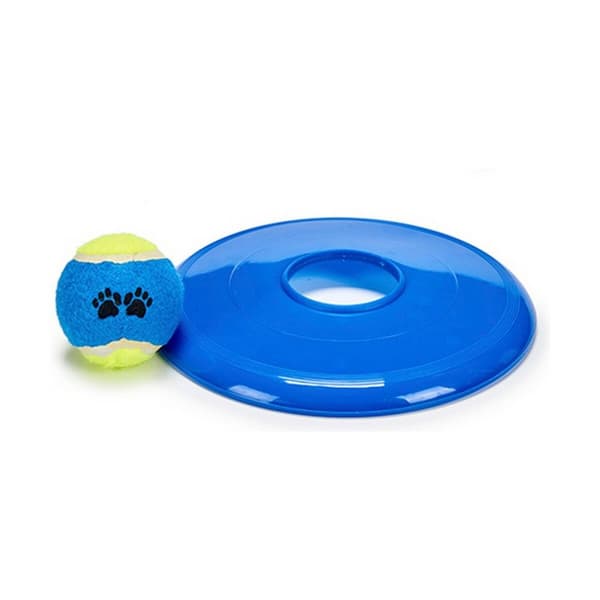Set med hundleksaker Boll Frisbee Gummi polypropen (12 antal)
