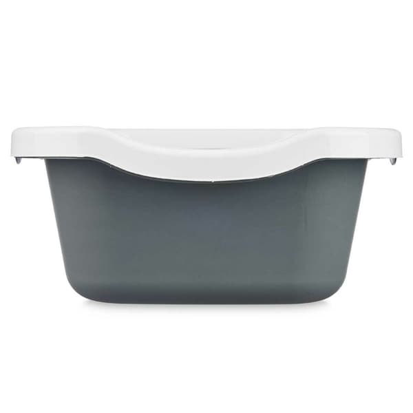 Kattlåda Mascow 87954 Vit Antracitgrå Plast 25 x 11 x 2 cm (11 Antal)