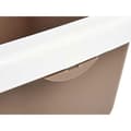 Pikkukuva 4 / 4: Kissan hiekkalaatikko Mascow 87893 Valkoinen Beige Muovinen 38 x 16 x 58,5 cm (11 Osaa)