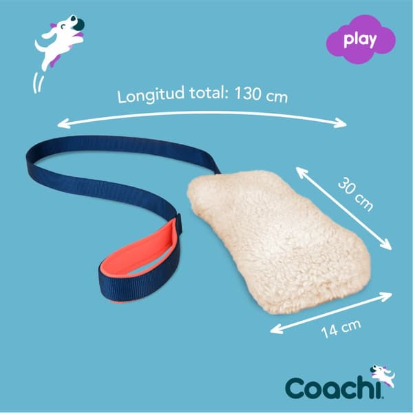 Training toy Coachi CHASE & CRINKLE Sininen