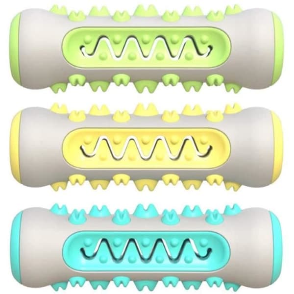 Tugglek för Hund - ZGEER - Tandborste - Blå - TPR, nylon - Muntlig Vård - Tandrengöring