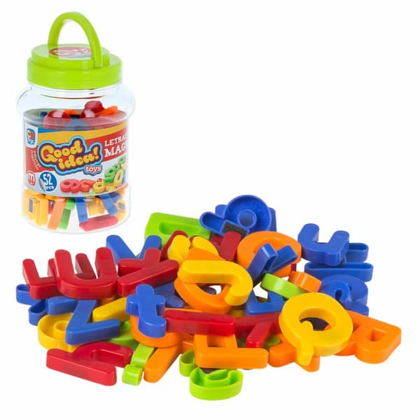 Magnetiskt spel Colorbaby Good idea letras y numeros 2 x 3 x 0,5 cm (12 antal)