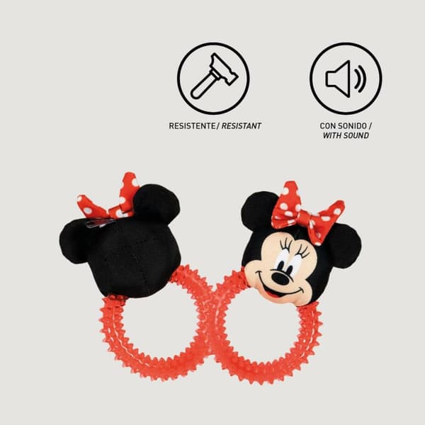 Legetøj til hunde Minnie Mouse Rød 100 % polyester
