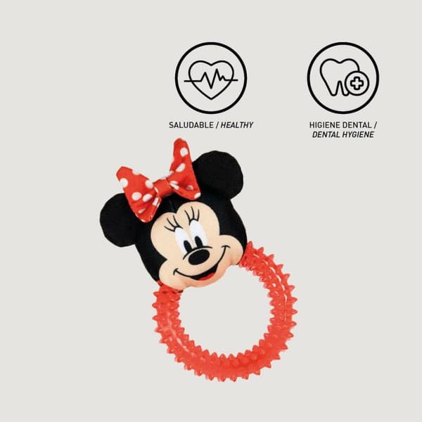 Legetøj til hunde Minnie Mouse Rød 100 % polyester