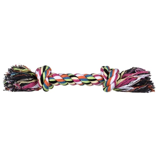 Hundleksak Trixie Tårbindel Multicolour Polyester Bomull Insida/Extern