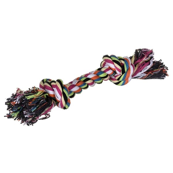 Hundleksak Trixie Tårbindel Multicolour Polyester Bomull Insida/Extern