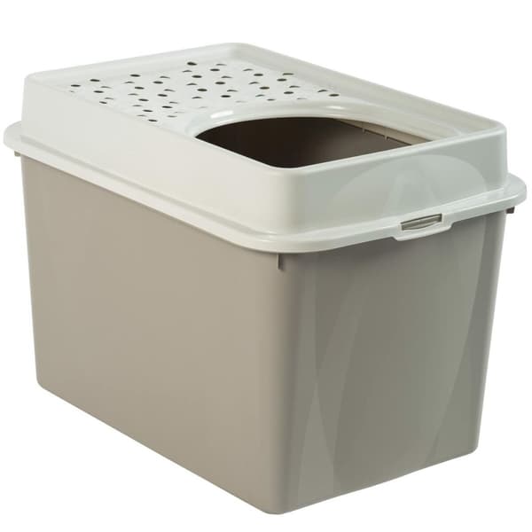 Kattlåda Rotho BERTY 57 x 40 x 33 cm Beige Plast Kattlåda Rotho BERTY 57 x 40 x 33 cm Beige Plast