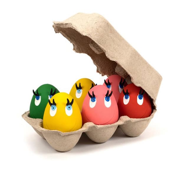Hundeleketøy Gloria Egg Størrelse S Latex (24 pcs)