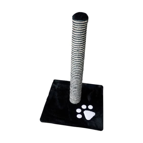 Skrapepost for katter Nayeco Savanna Hvit Svart Tre Plast 63 x 40 x 40 cm