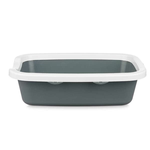 Kattedo Mascow 87954 Hvit Antrasitt Plast 25 x 11 x 2 cm (11 Enheter)