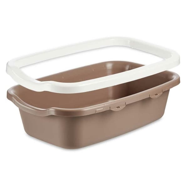 Kissan hiekkalaatikko Mascow 87893 Valkoinen Beige Muovinen 38 x 16 x 58,5 cm (11 Osaa)