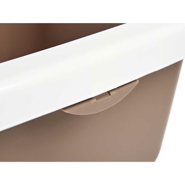 Kissan hiekkalaatikko Mascow 87893 Valkoinen Beige Muovinen 38 x 16 x 58,5 cm (11 Osaa)