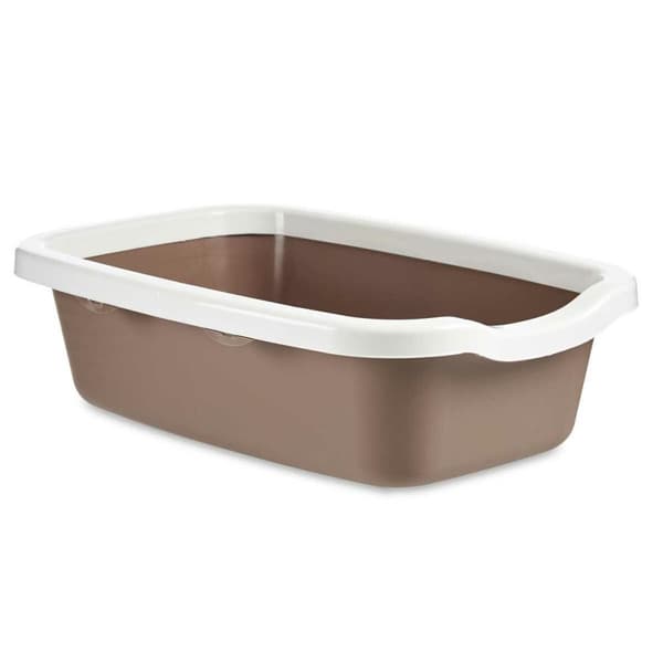 Kissan hiekkalaatikko Mascow 87893 Valkoinen Beige Muovinen 38 x 16 x 58,5 cm (11 Osaa)
