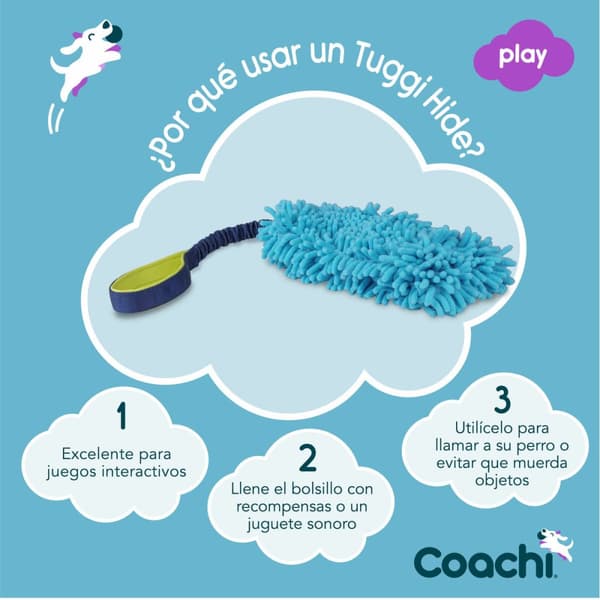Training toy Coachi TUGGI HIDE Sininen