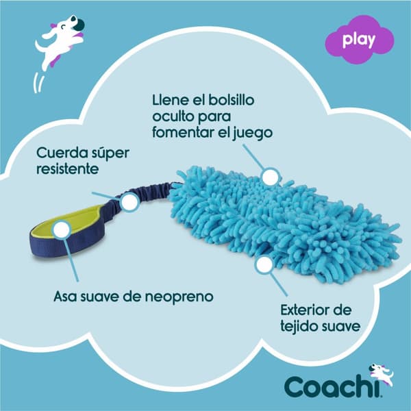 Training toy Coachi TUGGI HIDE Sininen