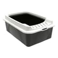 Miniatyrbillede 2 af 3: Kattebakke Rotho Bonnie Eco Sort 57,2 x 39,3 x 20,9 cm Plastik