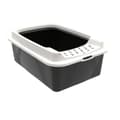 Miniatyrbillede 1 af 3: Kattebakke Rotho Bonnie Eco Sort 57,2 x 39,3 x 20,9 cm Plastik
