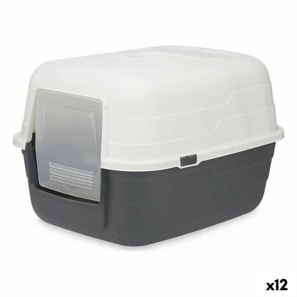 Kattedo Mascow 87952 Grå Antrasitt Plast 48 x 32 x 38 cm (12 enheter)