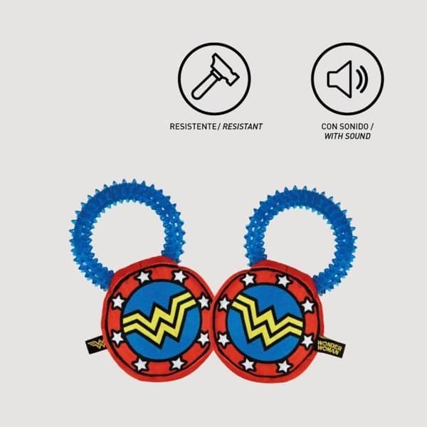 Tuggleksak - Wonder Woman - Hållbar - 100% Polyester - För hundar - Inomhus