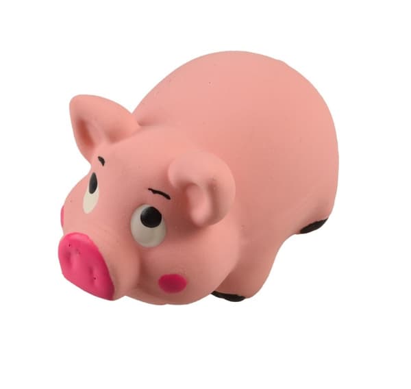 Koiran lelu lateksi Innocent Pig pinkki 6,5x3,8x4,6cm