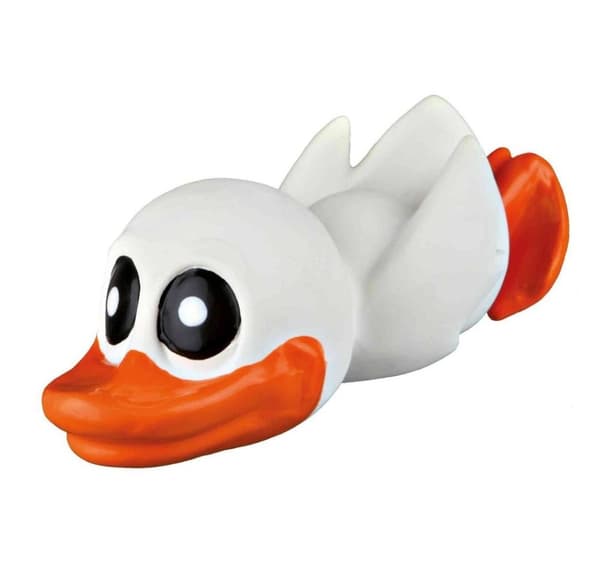 Leksak för hund Anka, latex, 13 cm